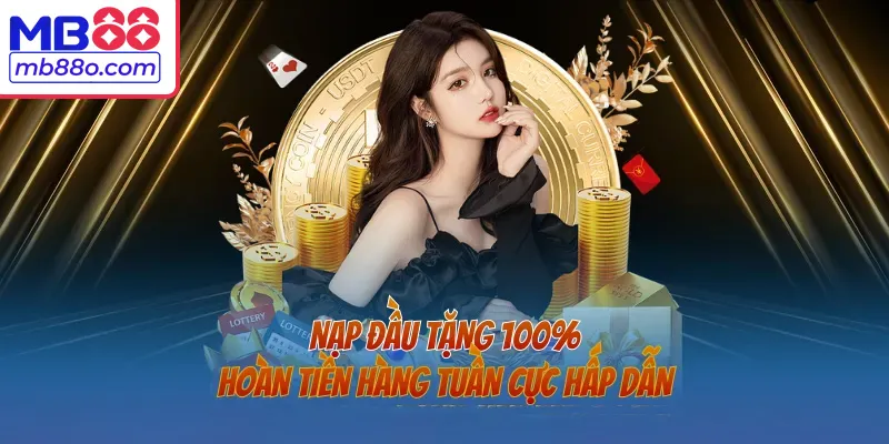Tặng thưởng nạp đầu 100%