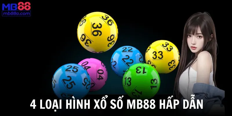 Các loại hình Xổ Số MB88 nổi bật đang được nhiều người chơi quan tâm